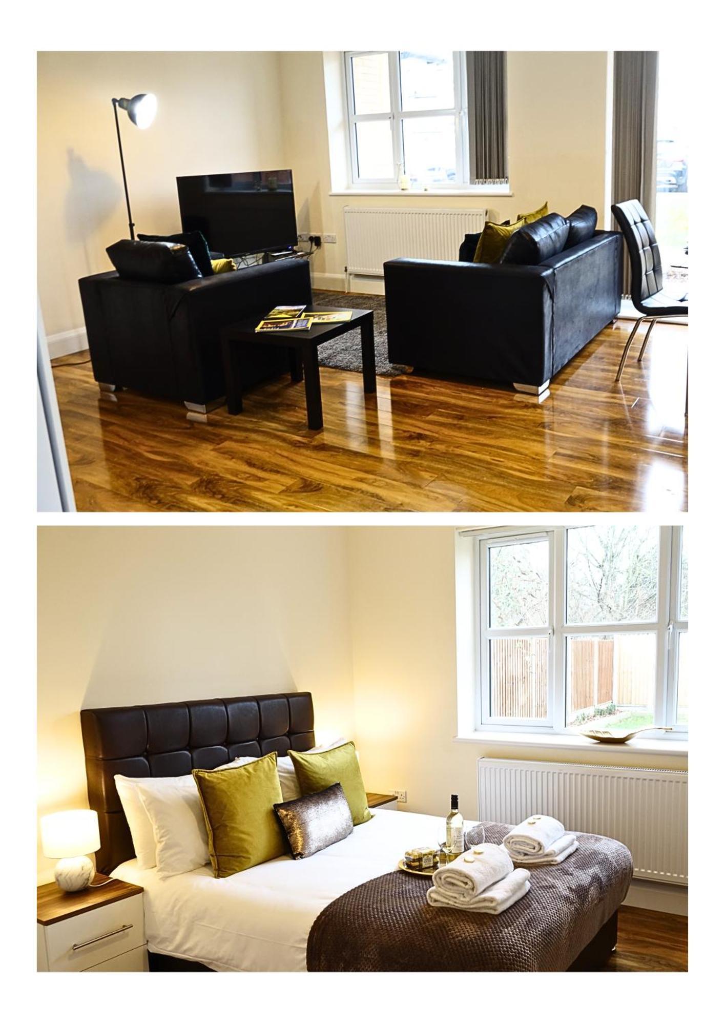 Apartmán Luxury 2 Bed 2 Bath - Free Parking - 5Min To Airport - Sleeps 6 Ashford  Exteriér fotografie