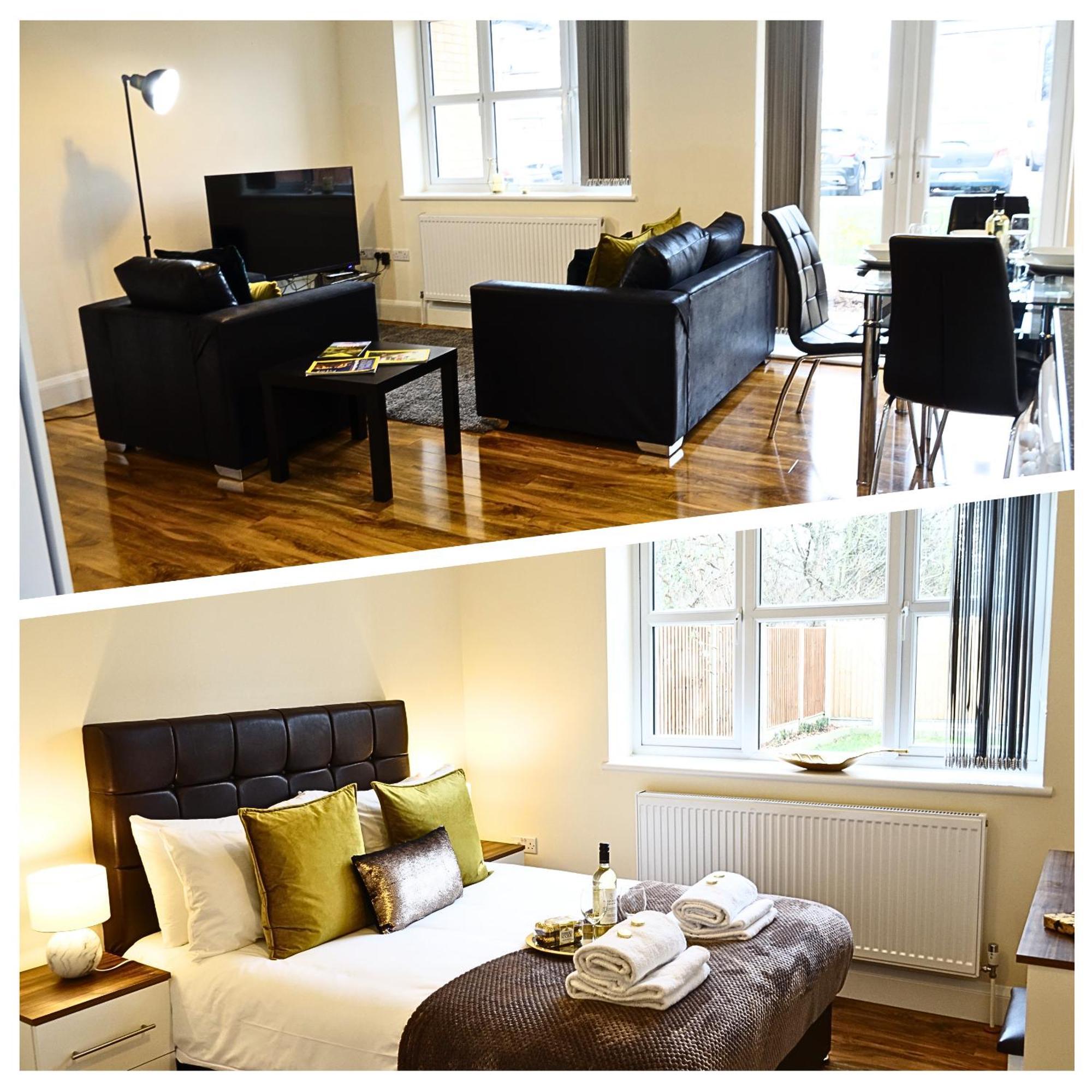 Apartmán Luxury 2 Bed 2 Bath - Free Parking - 5Min To Airport - Sleeps 6 Ashford  Exteriér fotografie
