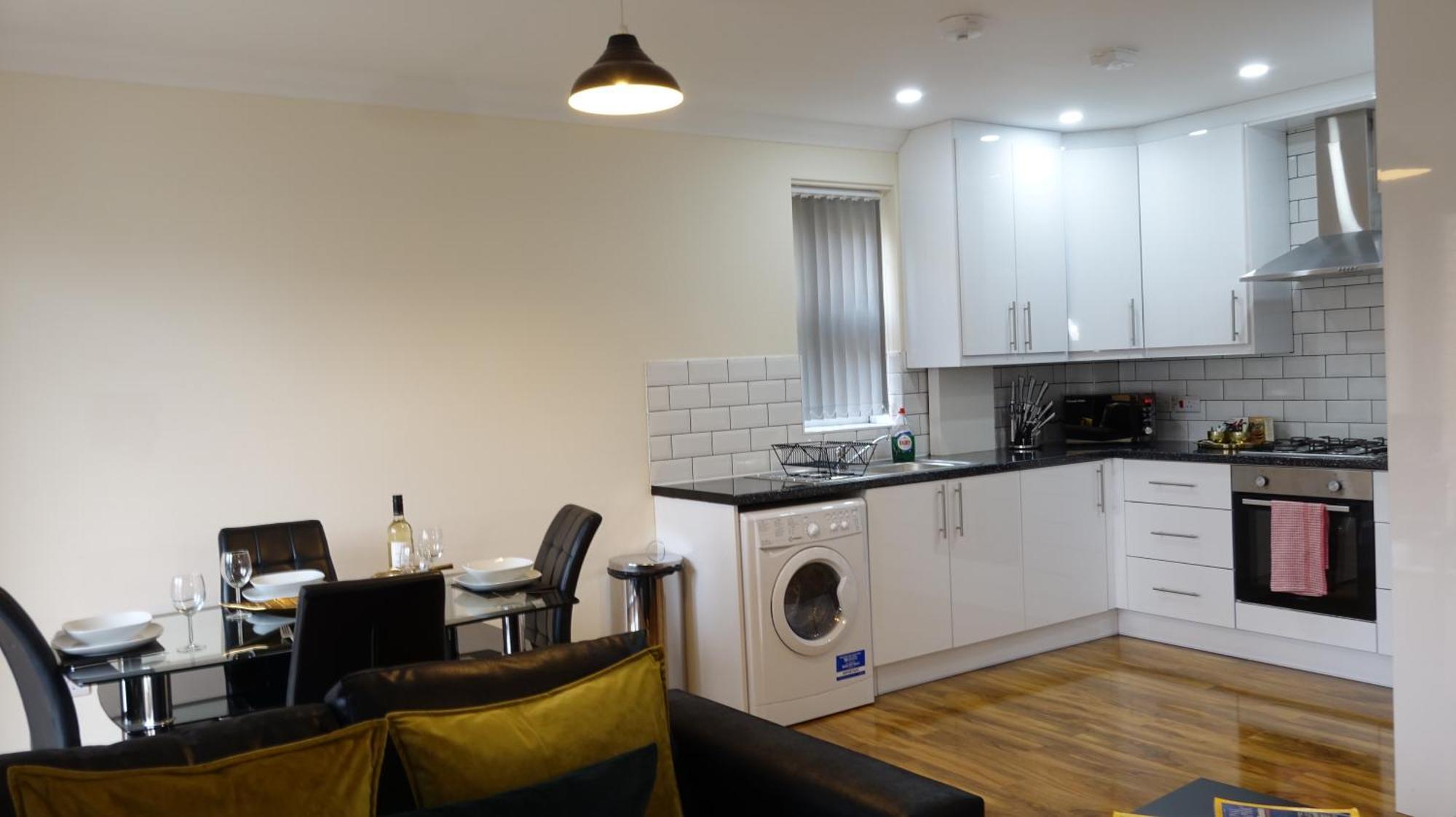 Apartmán Luxury 2 Bed 2 Bath - Free Parking - 5Min To Airport - Sleeps 6 Ashford  Exteriér fotografie
